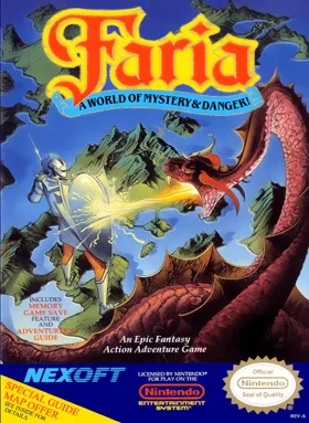 Faria - A World of Mystery & Danger! (USA) box cover front